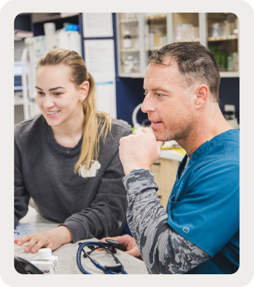 Des examens sur place Des examens sur place, pour un diagnostic plus rapide